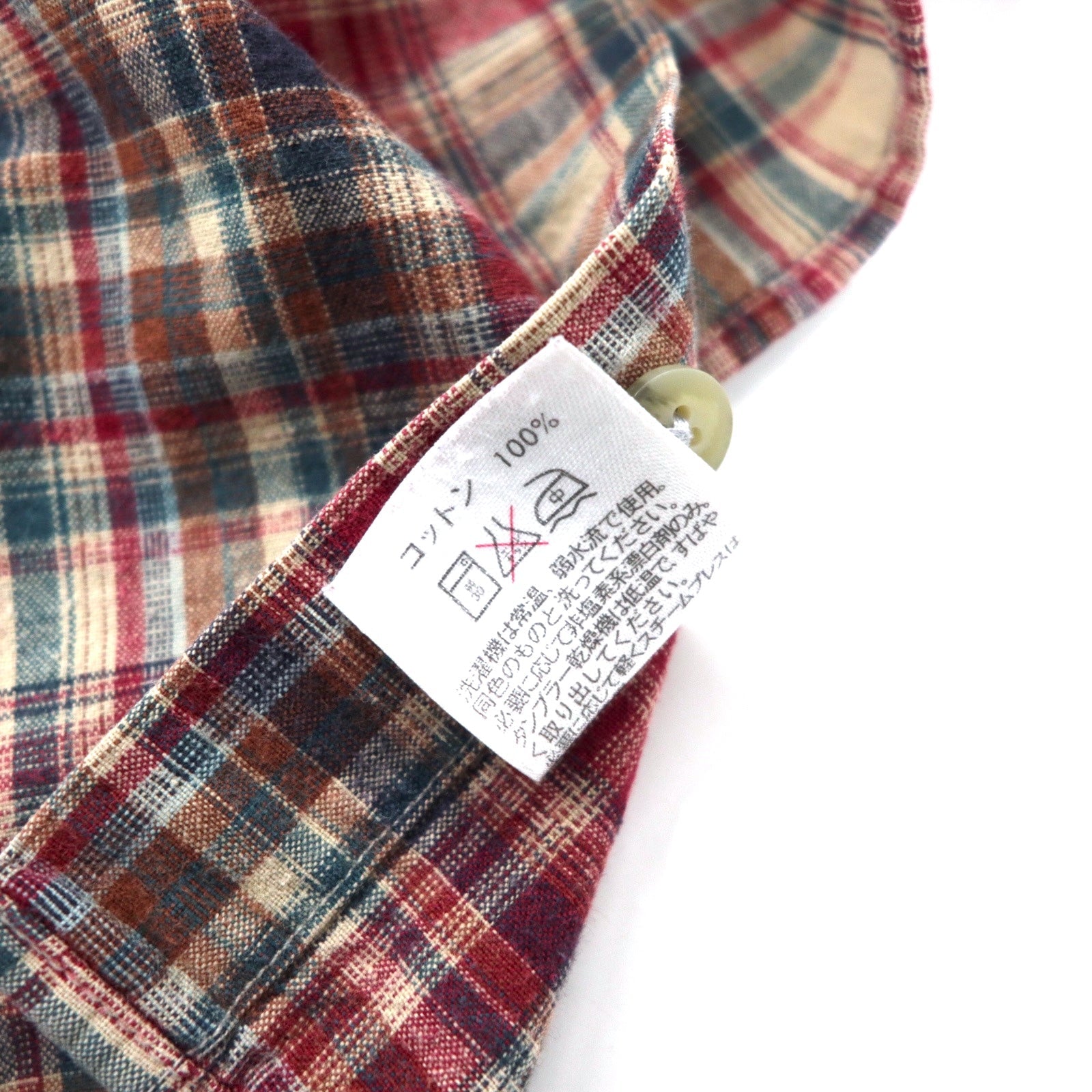 PENDLETON Camicia in flanella XL, rossa a quadri, cotone HIKER SHIRT