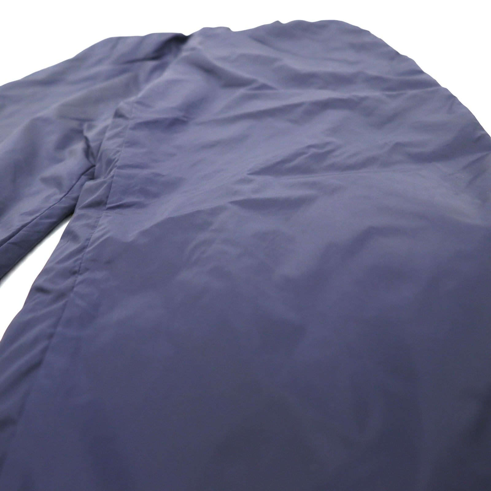 Reebok Anni '90 Pantaloni della tuta in nylon Tuta L Blu navy Logo Vector ricamato Spacco Cerniera sull'orlo