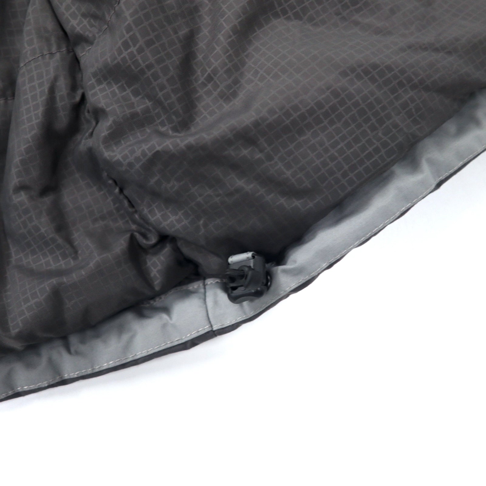 Giacca imbottita Columbia XXL grigia in nylon impermeabile con cappuccio ripiegabile, taglia grande XM4352