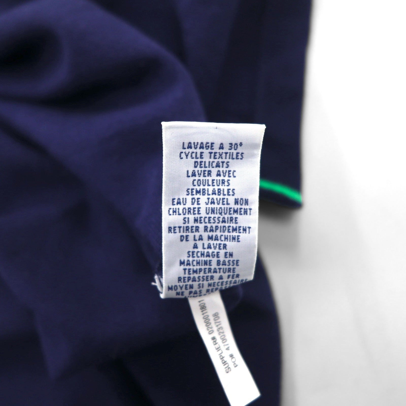 POLO RALPH LAUREN Polo in piqué, taglia XL, blu navy, cotone, ricamo, Big Pony, bandiera USA
