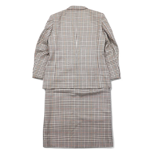 Burberrys Abito completo in seta e lana beige a quadri taglia M WILLIAM BROWN