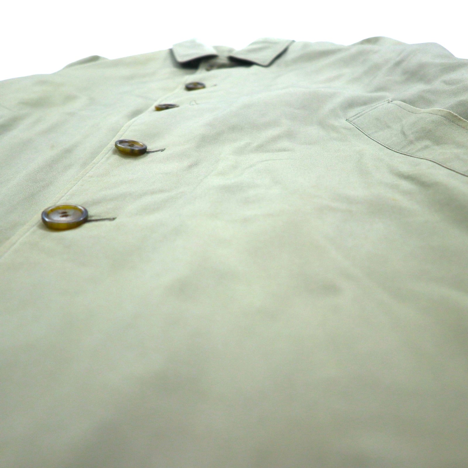 D'URBAN anni '80 trench coat a collo alto M beige con fodera rimovibile e cintura, prodotto in Giappone.