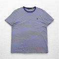 POLO RALPH LAUREN ボーダー Tシャツ L ネイビー ホワイト コットン スモールポニー刺繍