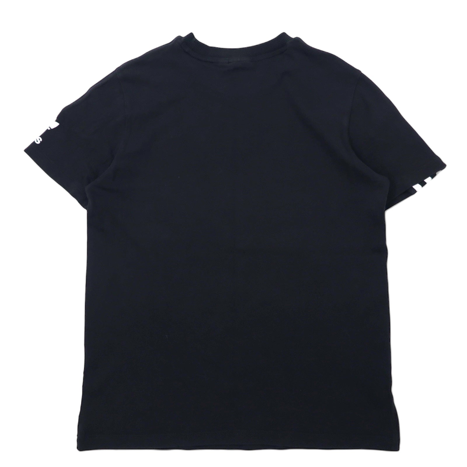 T-shirt adidas Originals Trefoil nera in cotone con 3 strisce, taglia XOT