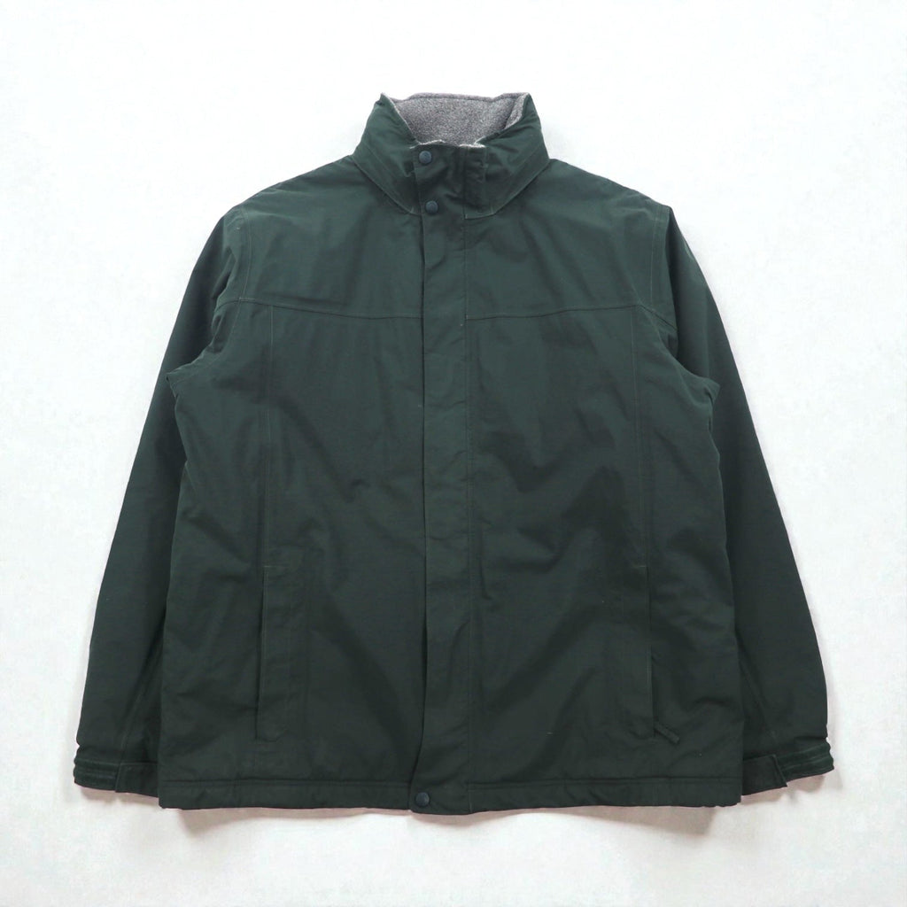 L.L.Bean 防水 マウンテンパーカー 中綿 フリースライナー XL グリーン Thinsulate フード収納 DCY5