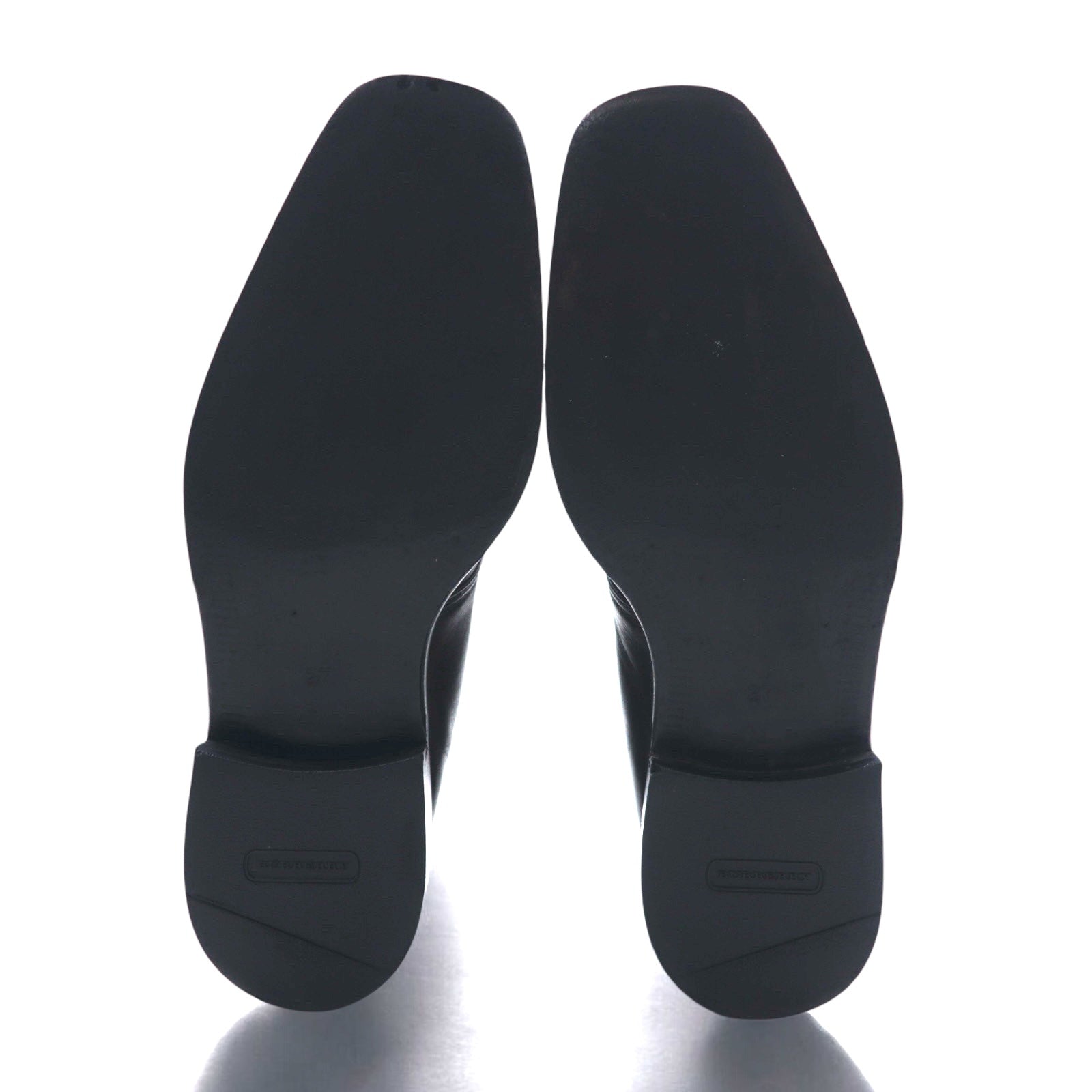 BURBERRY stivaletti chukka alla caviglia 27cm marrone pelle BU1520