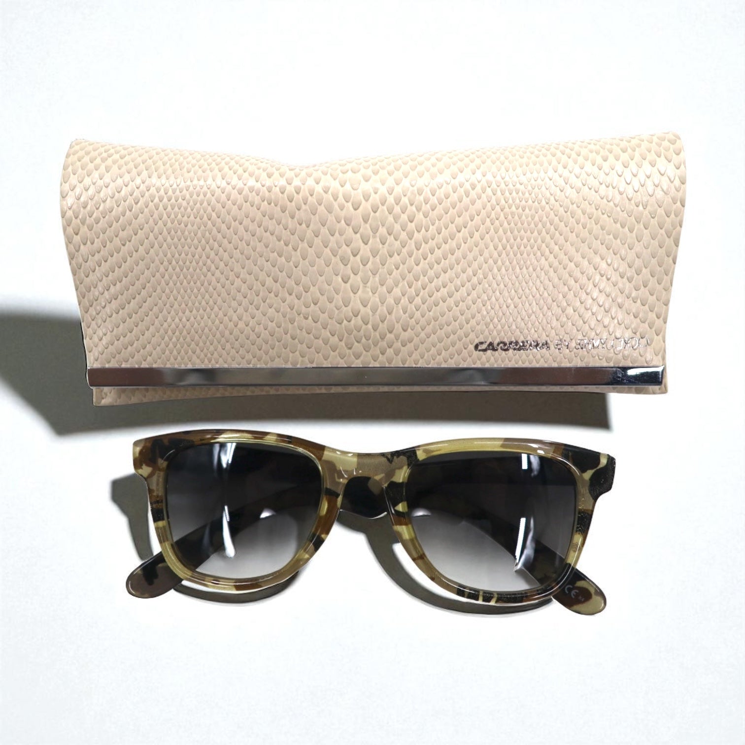 CARERRA BY JIMMY CHOO Occhiali da sole Wellington marrone mimetico OHBIC 50-23 145 Made in Slovenia
