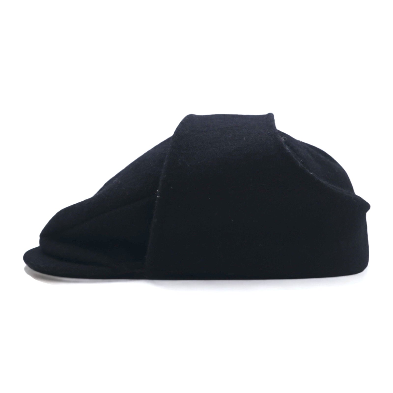 override Berretto da caccia con paraorecchie, 59 cm, nero, in lana, con risvolti per le orecchie, fodera a quadri scozzesi 888790650