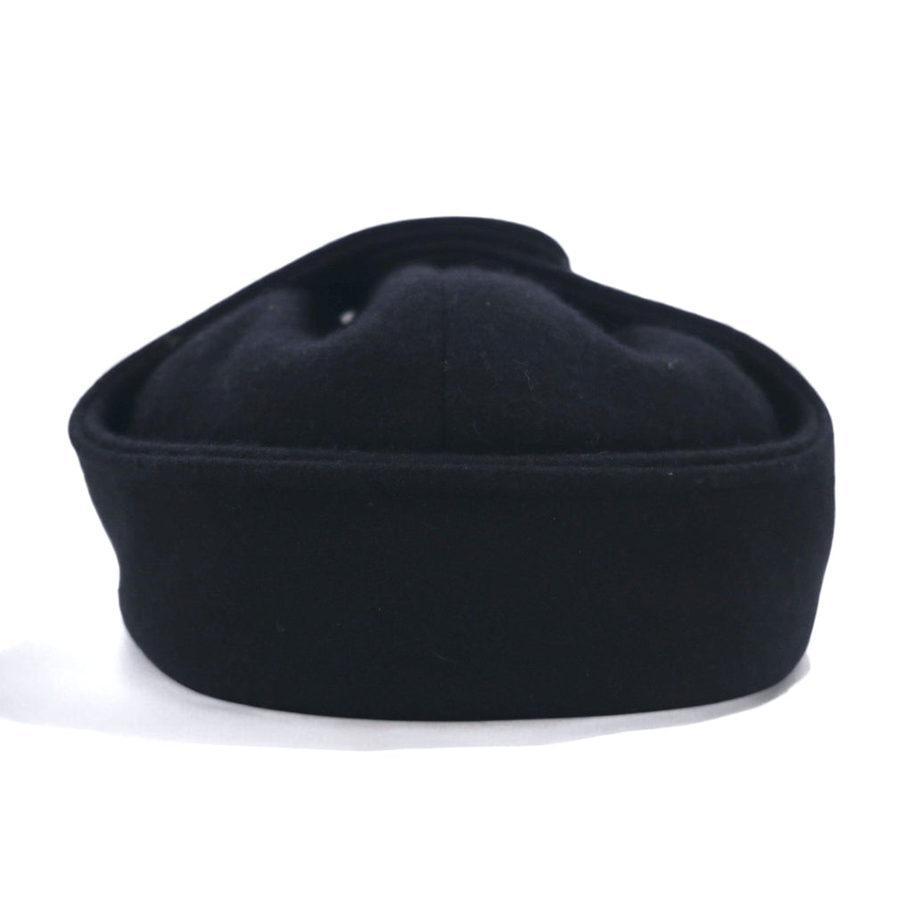 override Berretto da caccia con paraorecchie, 59 cm, nero, in lana, con risvolti per le orecchie, fodera a quadri scozzesi 888790650