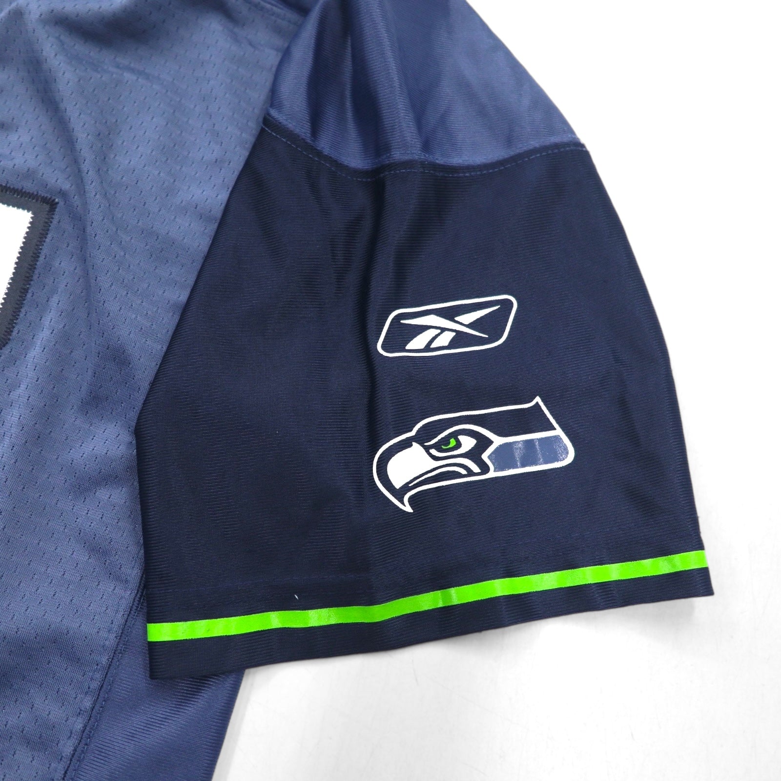 REEBOK Maglia da gioco L Blu navy Poliestere Numerata NFL SEATTLE SEAHAWKS Uniforme da football