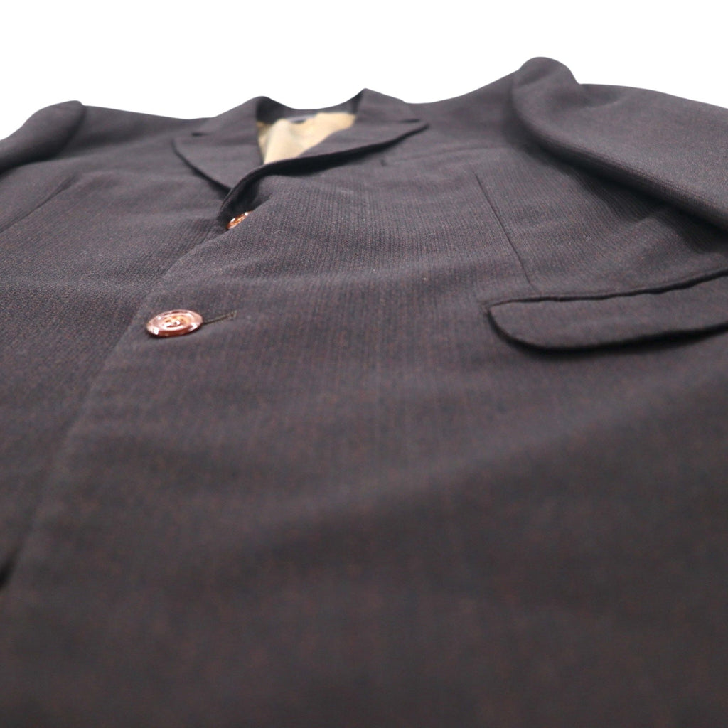 80s Japan Vintage 2-Piece Suits Ando Anni '80, Made in Japan, Completo abito (giacca e pantalone) L, Marrone, Lana