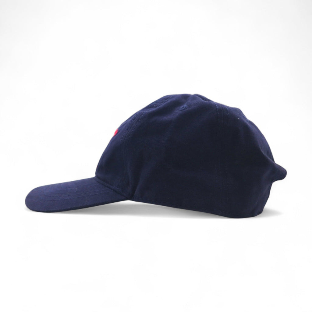 CAT Azienda americana Berretto a 6 pannelli TAGLIA UNICA Cinturino blu navy Cotone Bandiera americana
