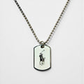 Ralph Lauren ドッグタグ ボールチェーン シルバー ネックレス SILVER 925 プレート ポニー