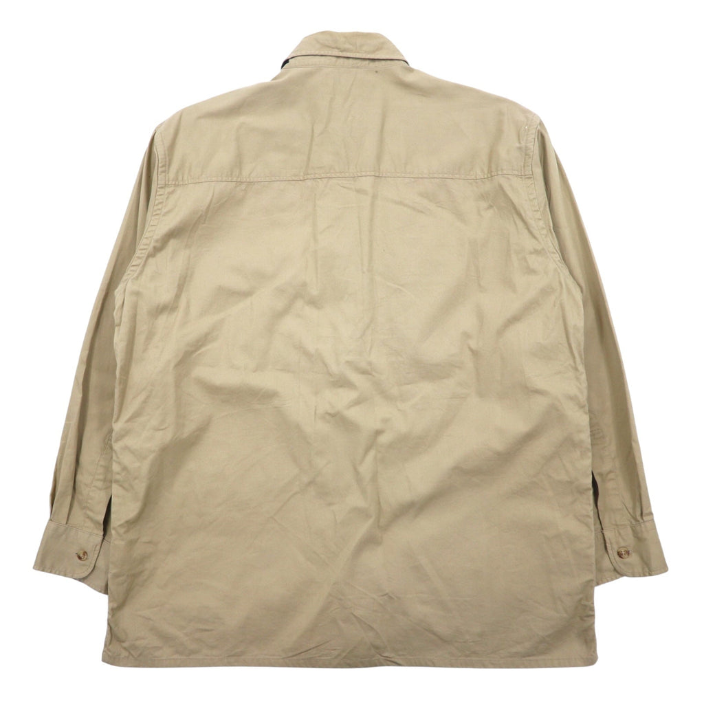 VAN -JAC- Work Shirt L Beige Cotone Boxy