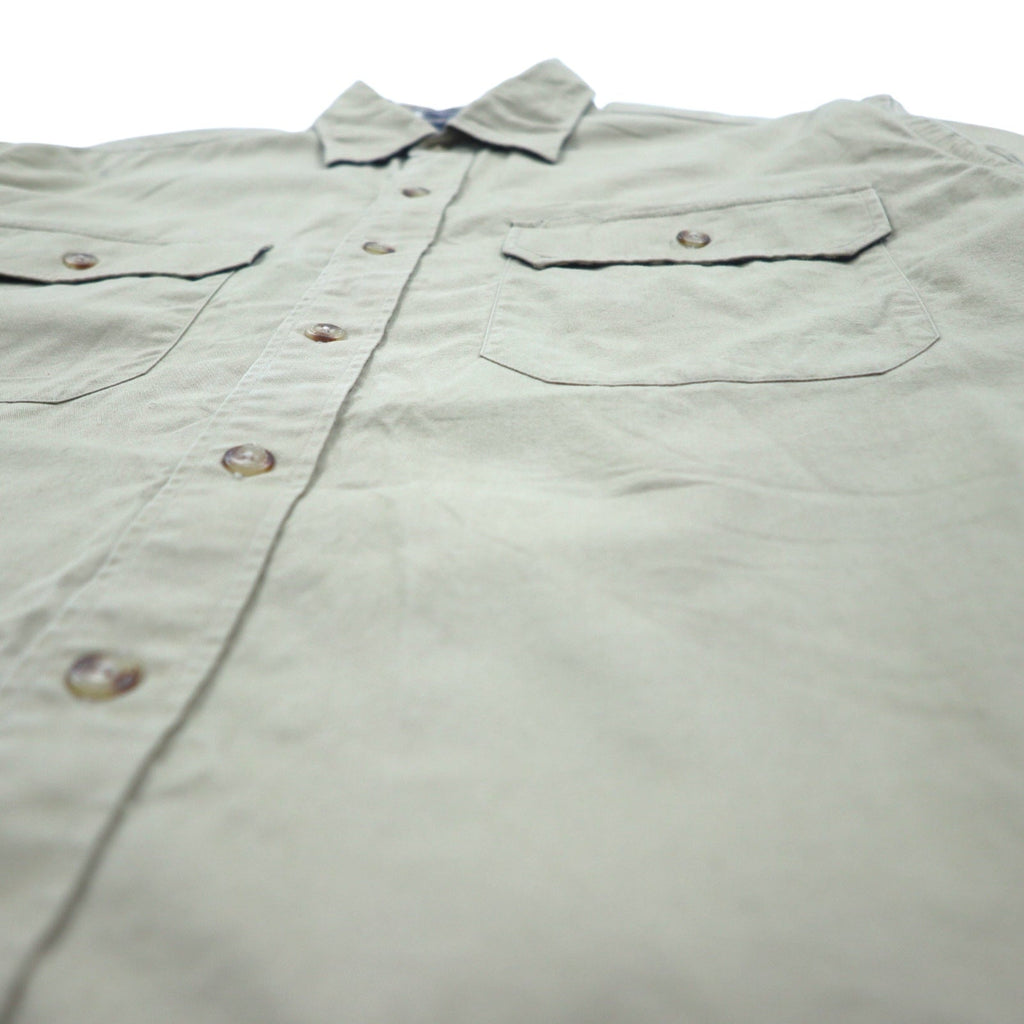 VAN -JAC- Work Shirt L Beige Cotone Boxy