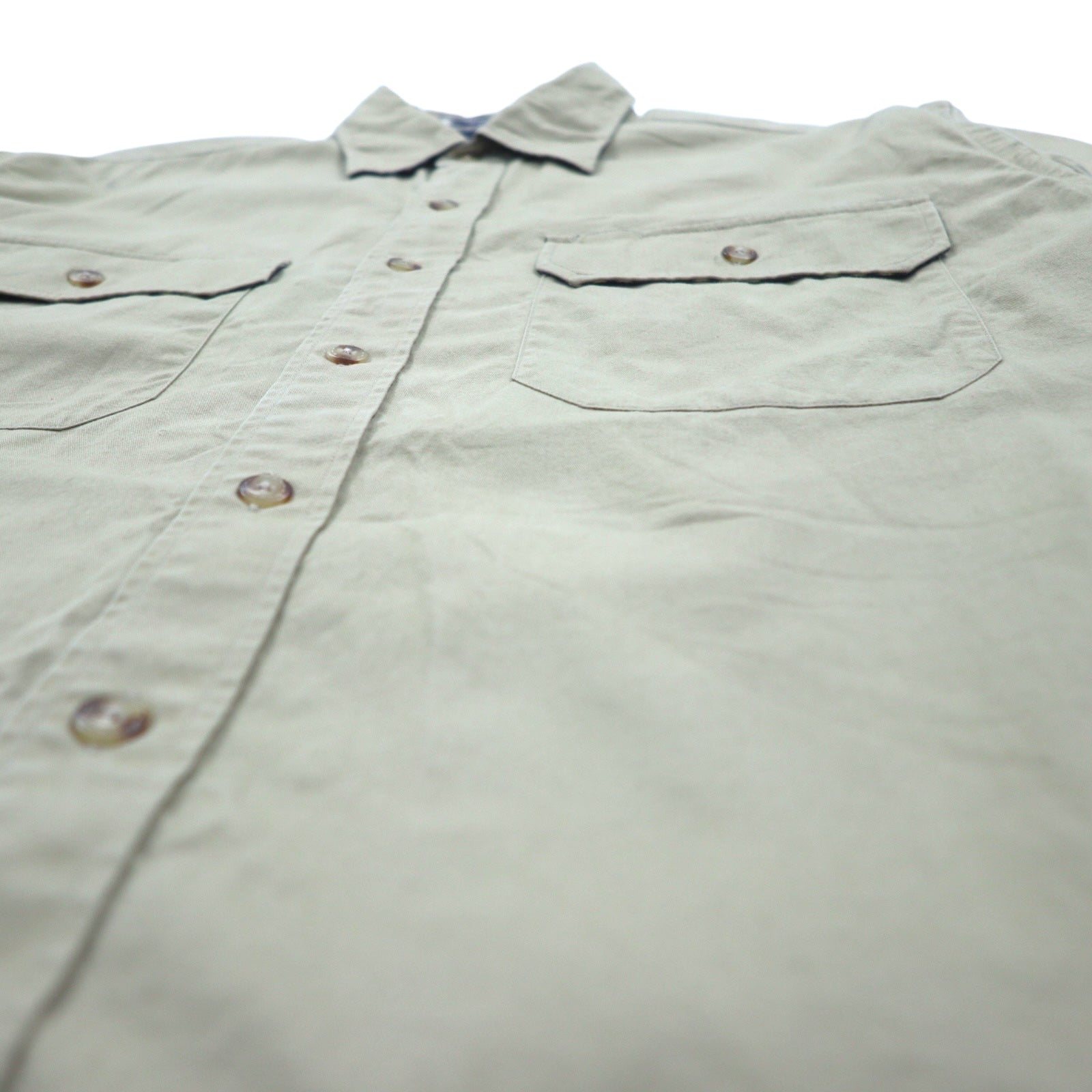 VAN -JAC- Work Shirt L Beige Cotone Boxy