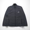 NAUTICA フルジップ フリースジャケット XL グレー ドローコード