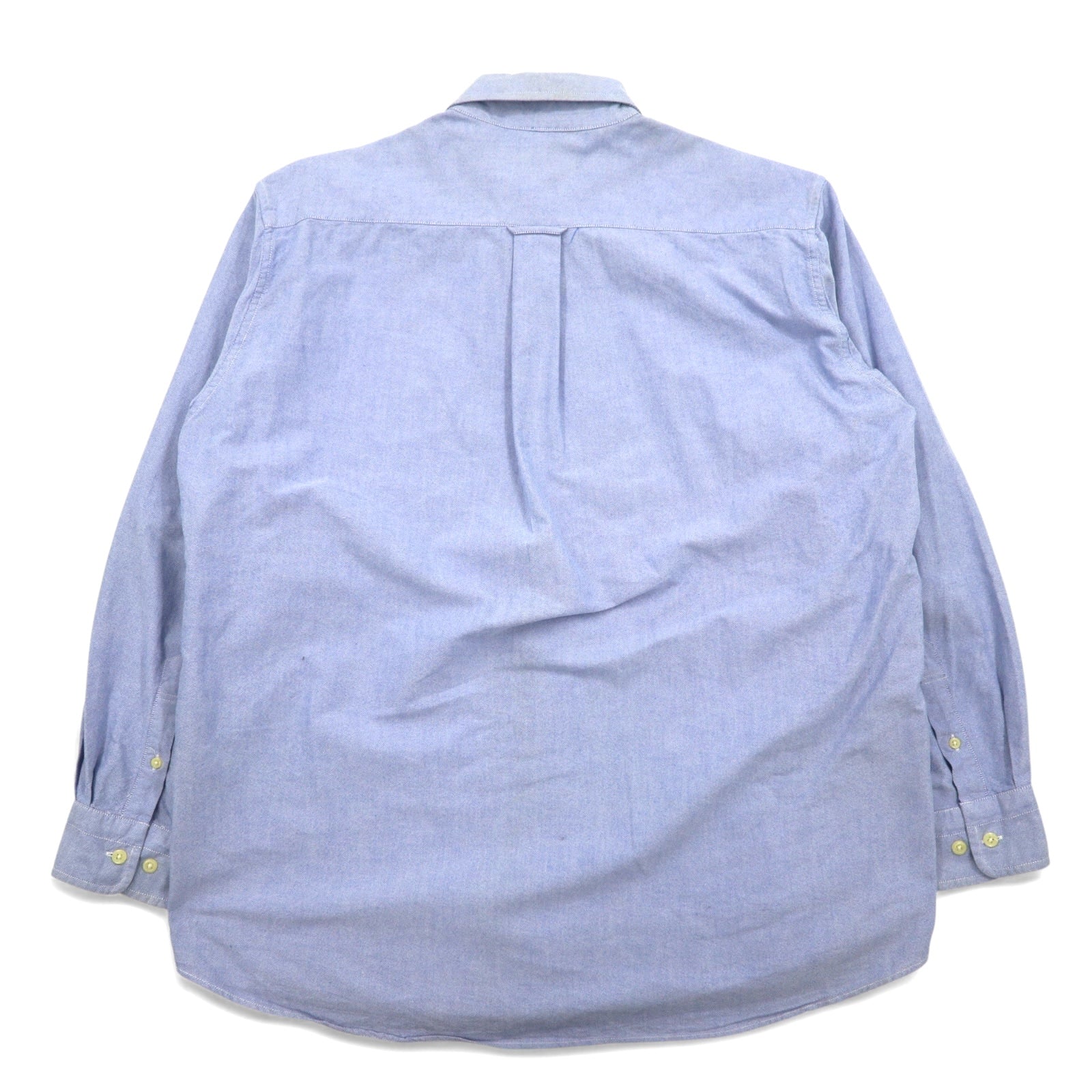 VAN -JAC- Camicia Button-down Oxford L Blu Cotone Logo ricamato