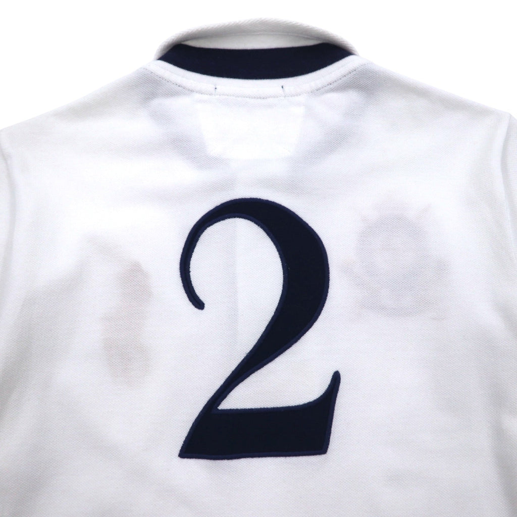 RALPH LAUREN Big Pony Maglia Rugby L Bianca Numerata R.L COUNTRY RIDERS & JOCKEY CLUB