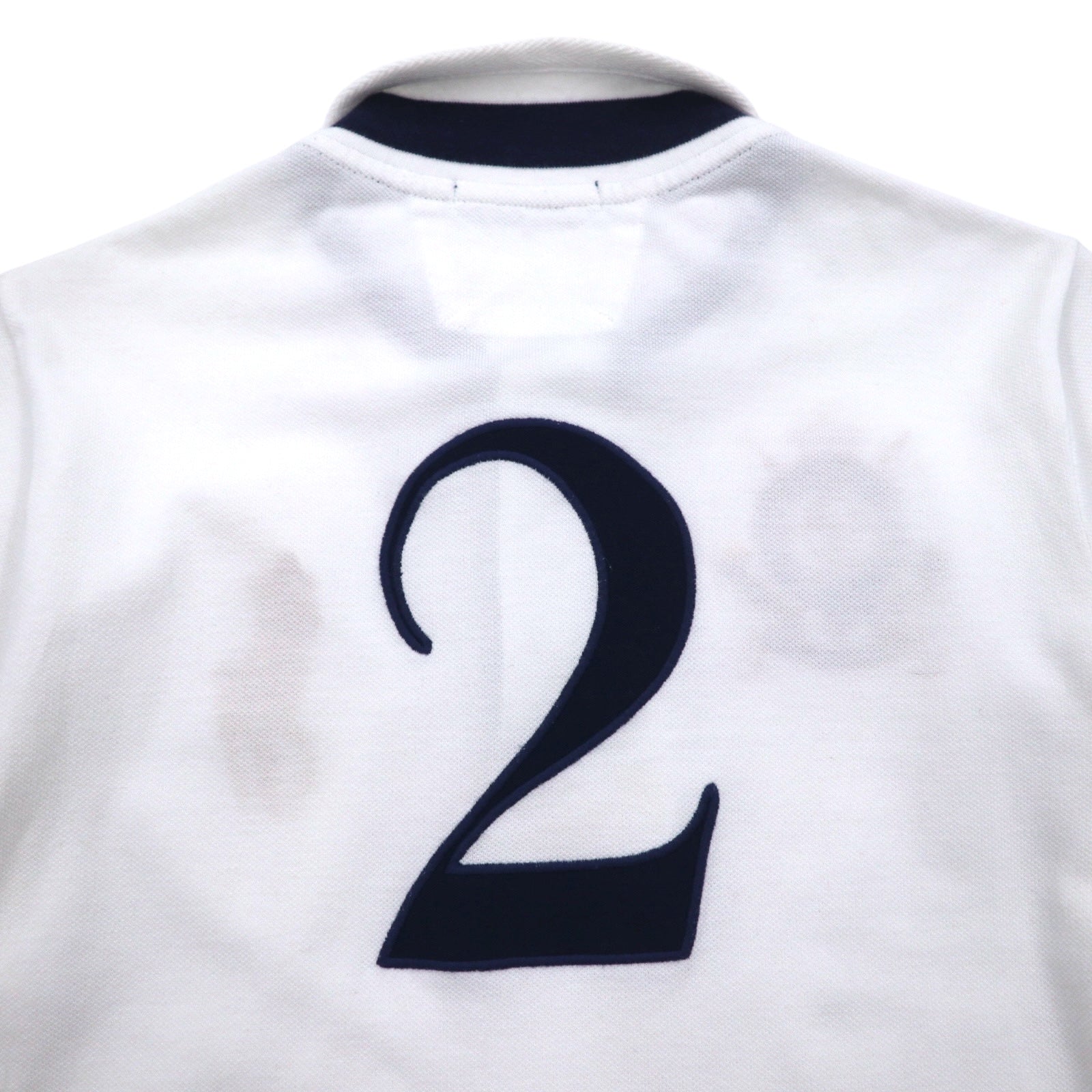 RALPH LAUREN Big Pony Maglia Rugby L Bianca Numerata R.L COUNTRY RIDERS & JOCKEY CLUB