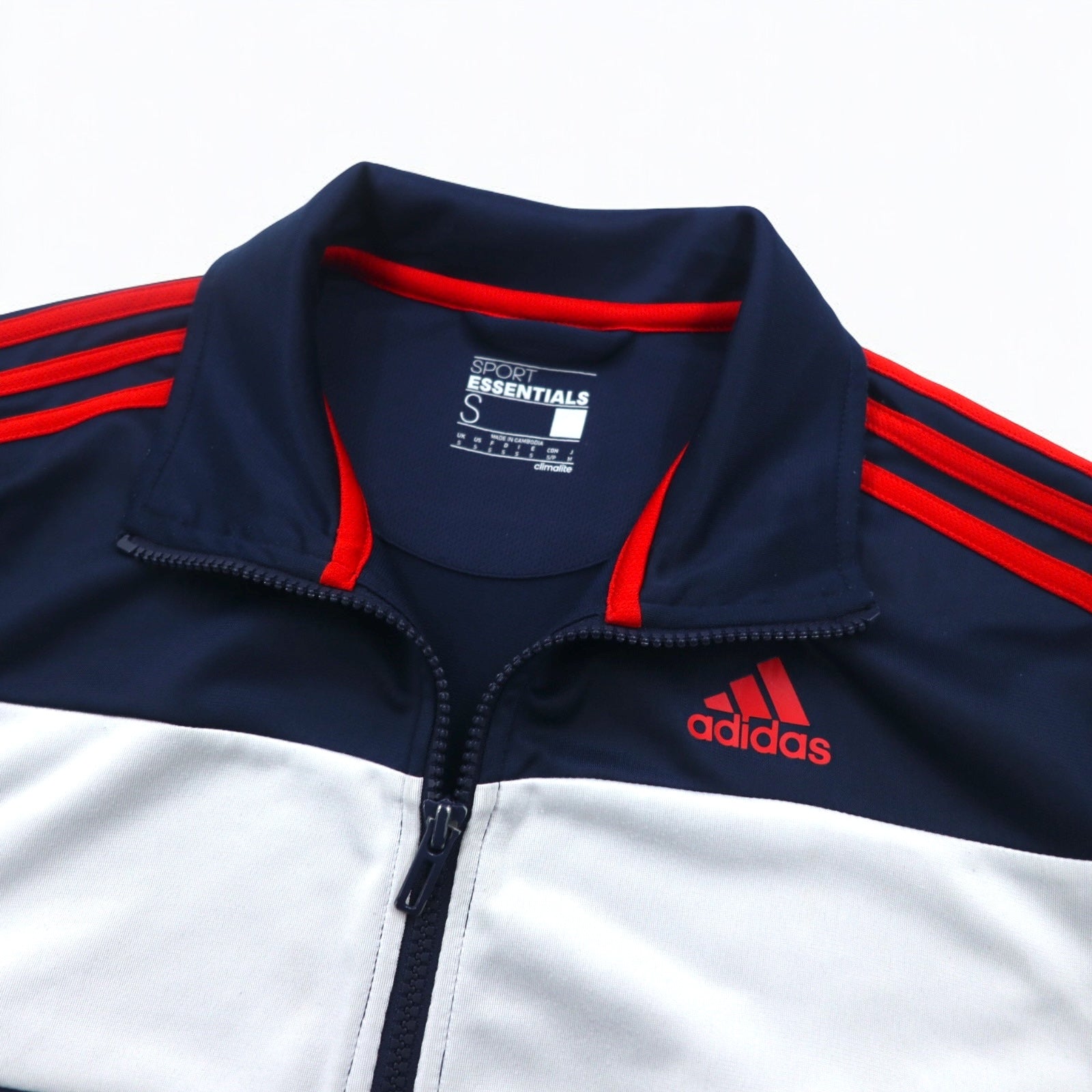 adidas SPORT ESSENTIAL Giacca da tuta 3 strisce M blu navy CLIMALITE