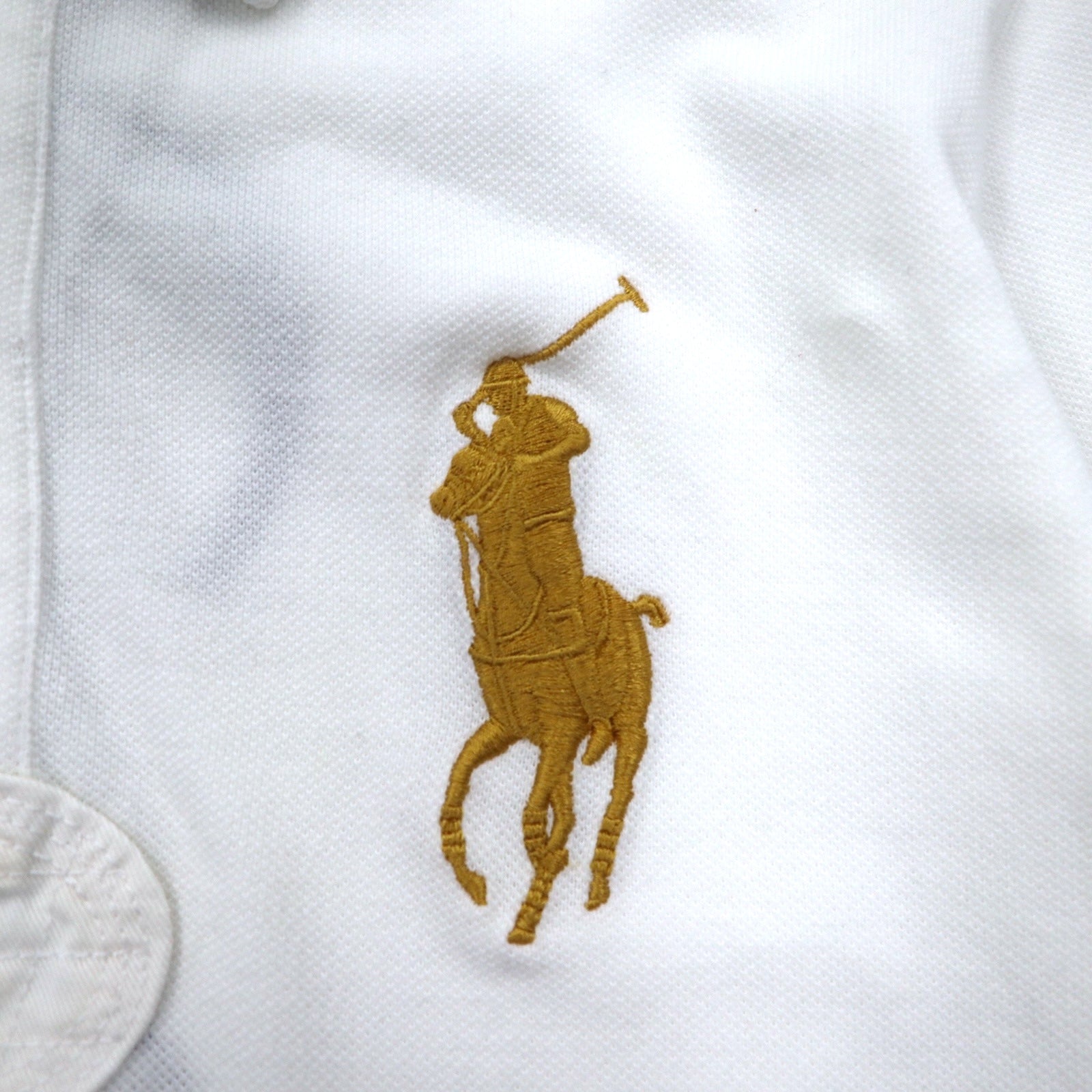 RALPH LAUREN Big Pony Maglia Rugby L Bianca Numerata R.L COUNTRY RIDERS & JOCKEY CLUB