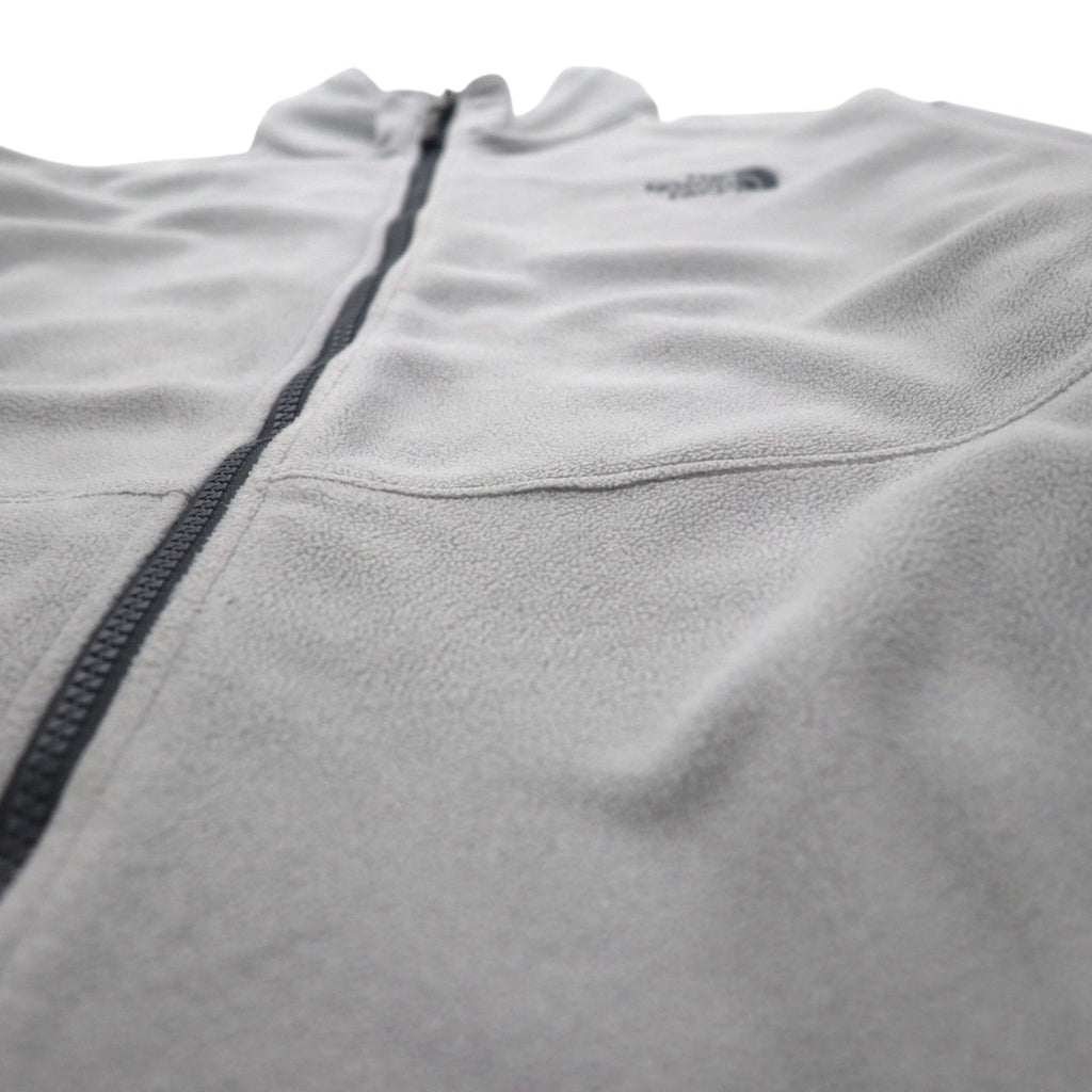 THE NORTH FACE ポーラテック POLARTEC フリースジャケット L グレー ドローコード A7SP US規格