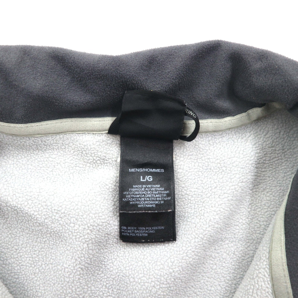 THE NORTH FACE ポーラテック POLARTEC フリースジャケット L グレー ドローコード A7SP US規格