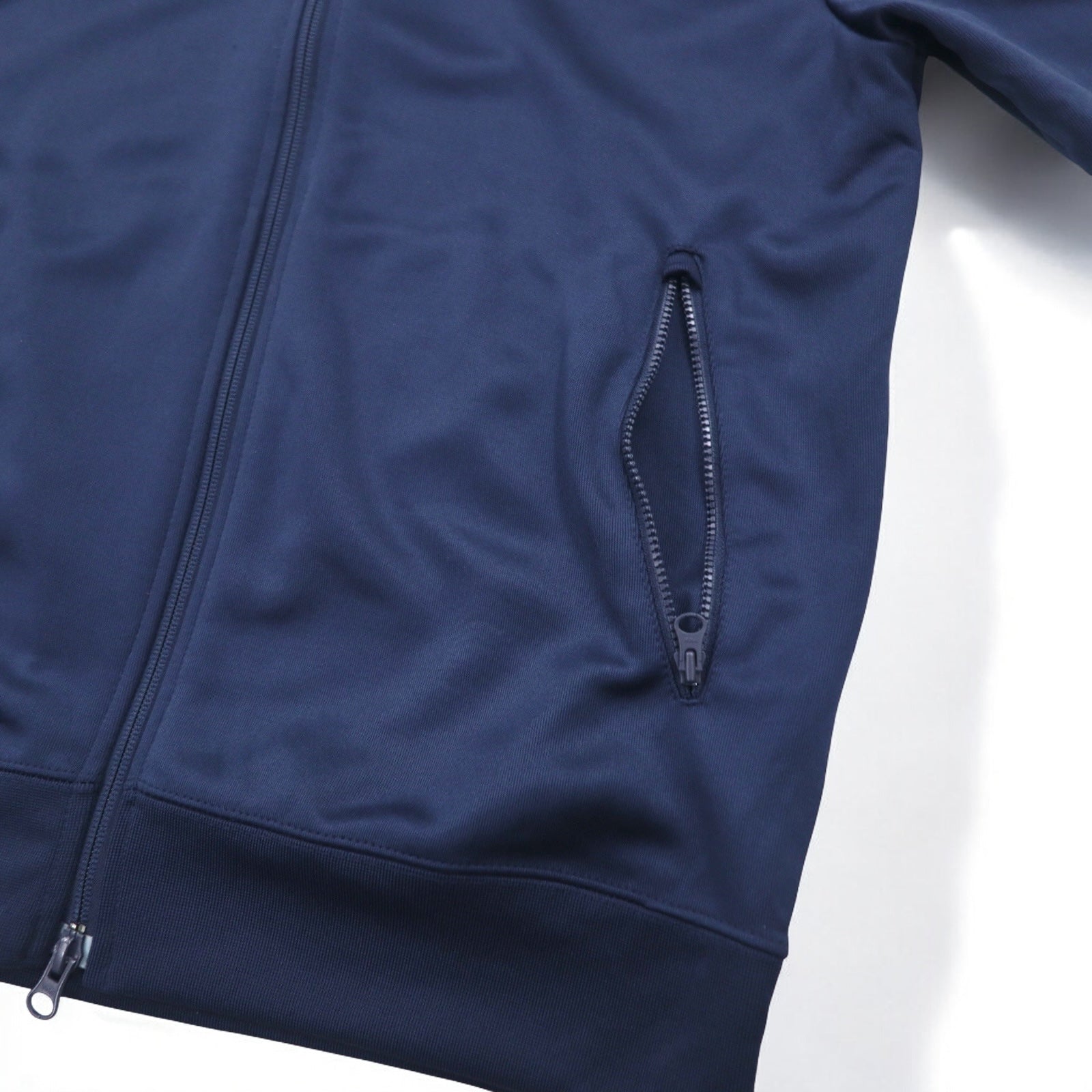 NIKE Giacca da tuta con doppia zip M Navy Strisce laterali 649772-451