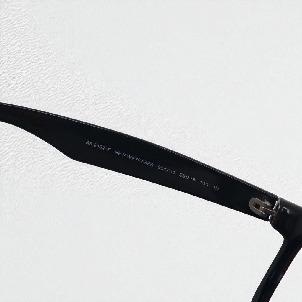 Ray-Ban ニューウェイファーラー NEW WAYFARER ウェリントン サングラス RB2132-F 601/64 55-18 140 1N イタリア製
