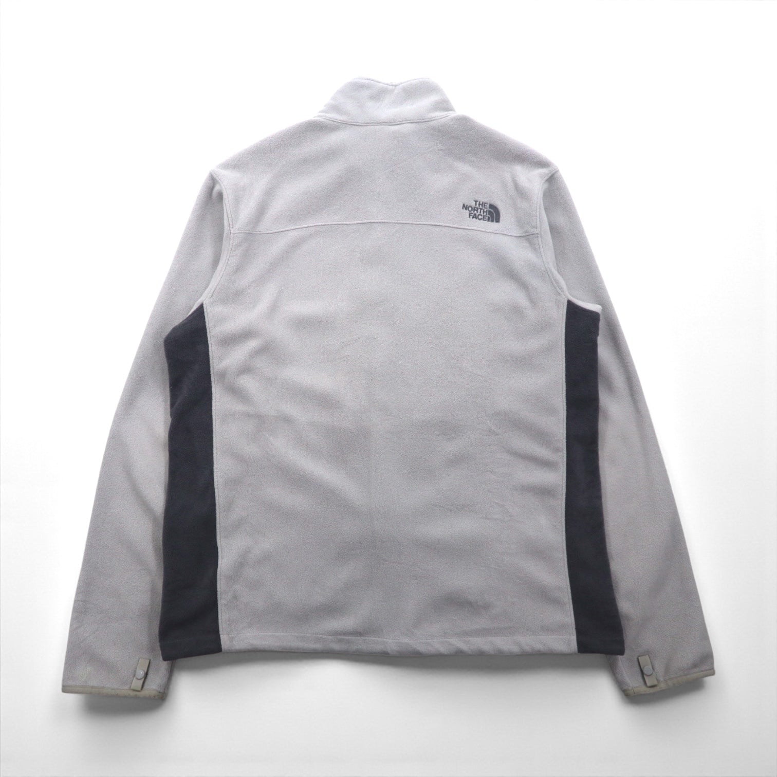 THE NORTH FACE ポーラテック POLARTEC フリースジャケット L グレー ドローコード A7SP US規格