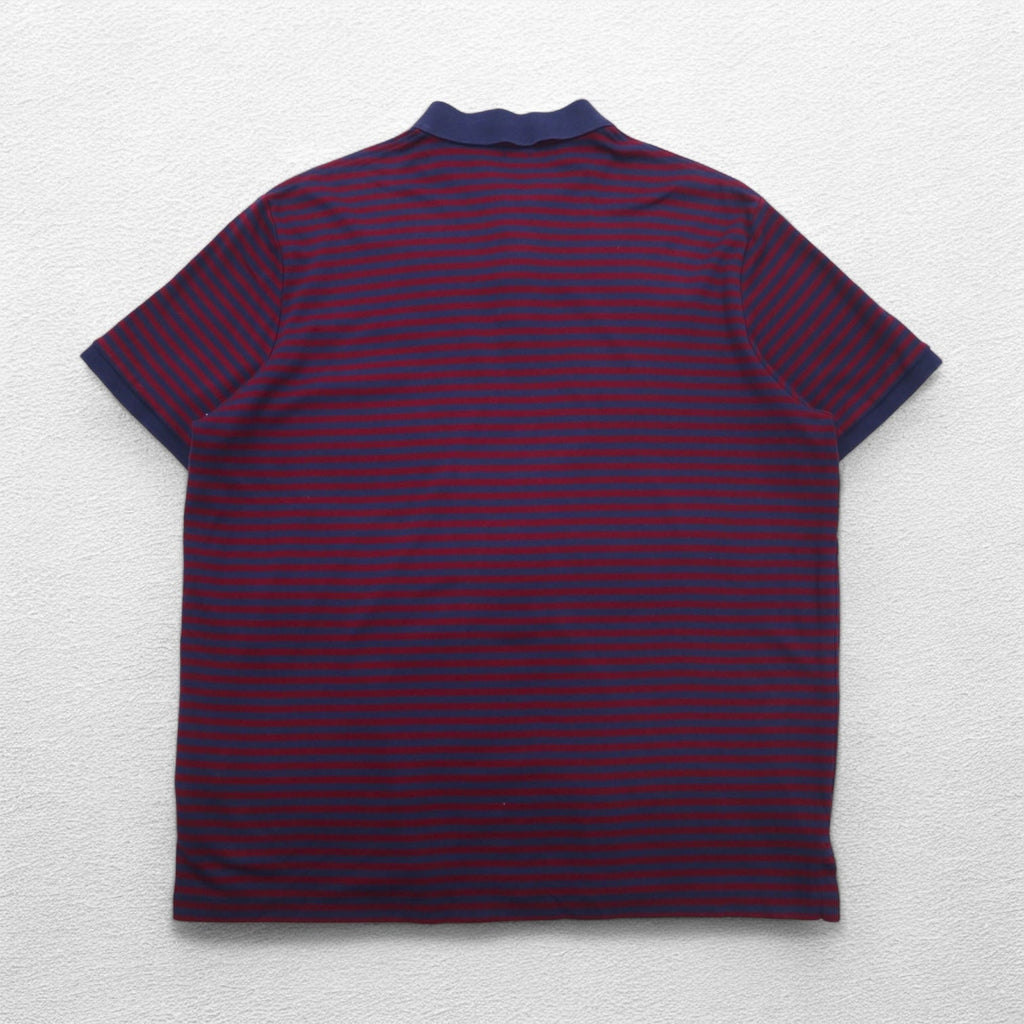 Polo Ralph Lauren Polo a righe Classic Fit XL blu navy bordeaux ricamo pony piccolo