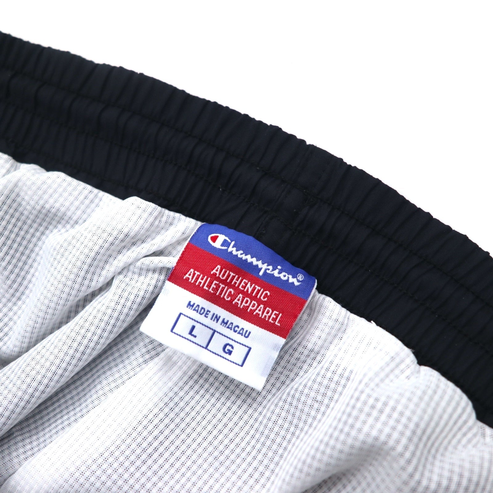 Champion 90年代 カーゴ トラックパンツ ジャージ L ブラック サイドライン ポケット 3色タグ
