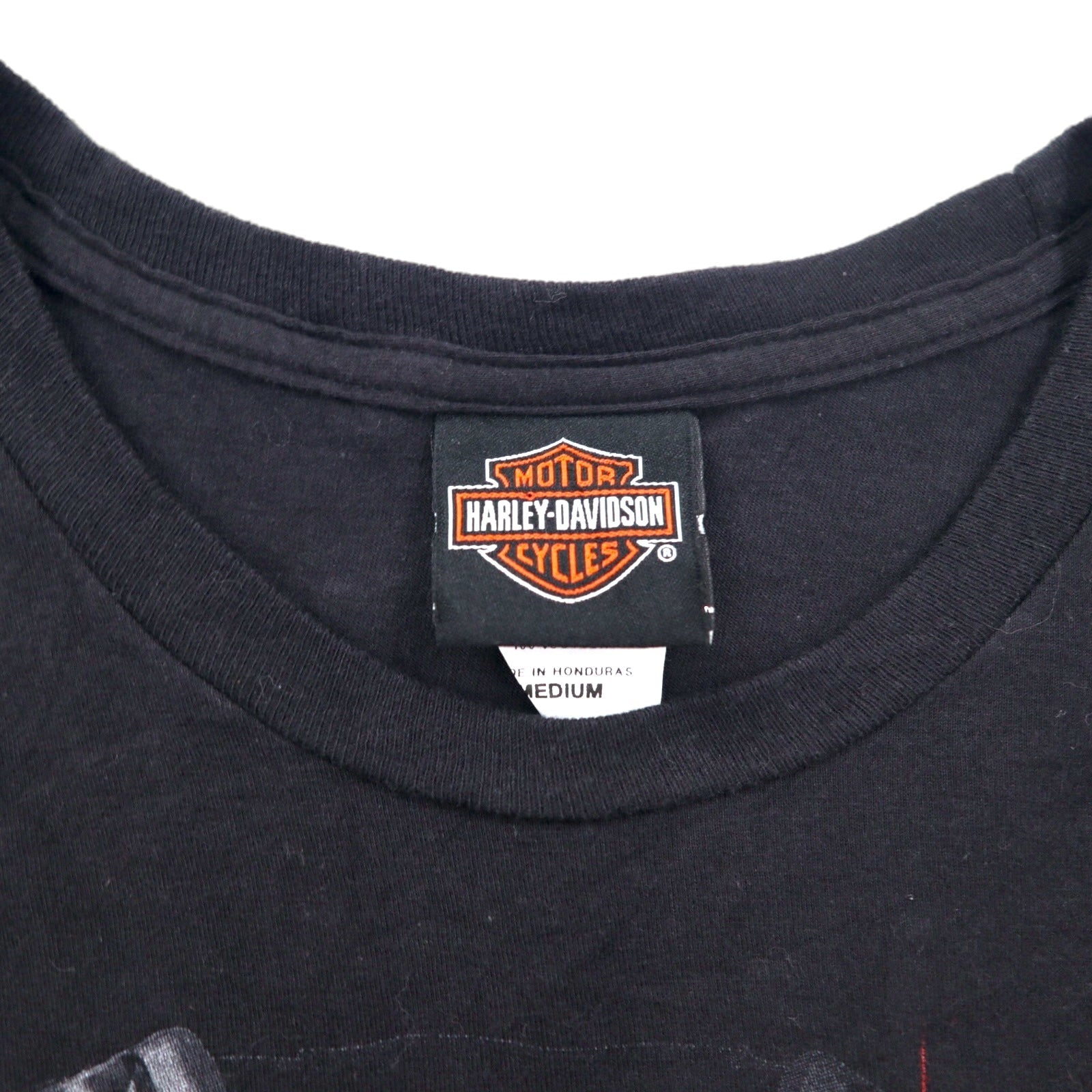 HARLEY DAVIDSON T-shirt stampa doppia M nero cotone MISSISSIPPI