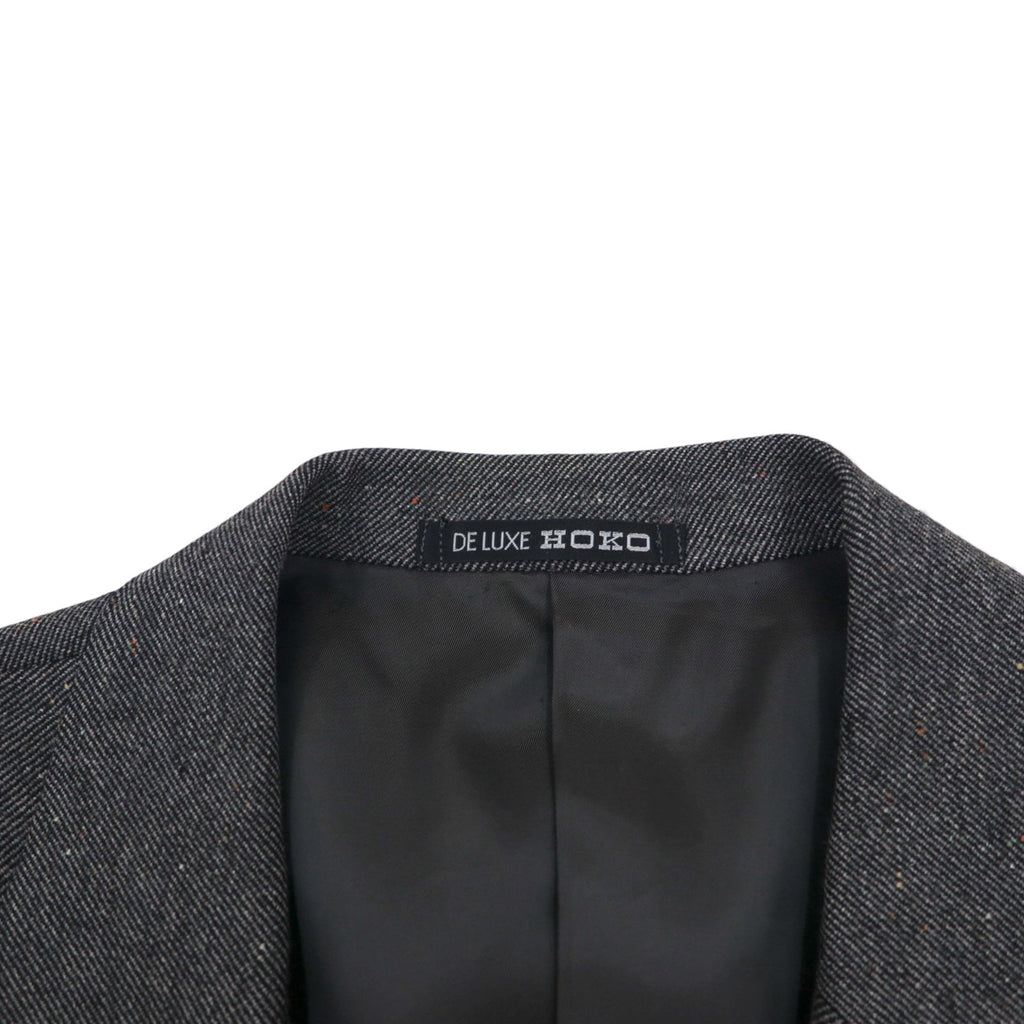 80s Japan Vintage 2-Piece Suit HOKO 80年代 日本製 セットアップ スーツ L グレー ウール