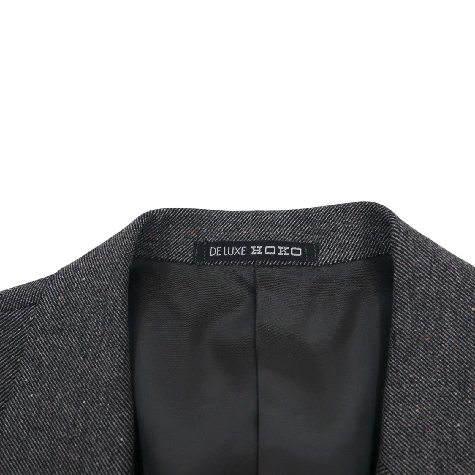 80s Japan Vintage 2-Piece Suit HOKO 80年代 日本製 セットアップ スーツ L グレー ウール