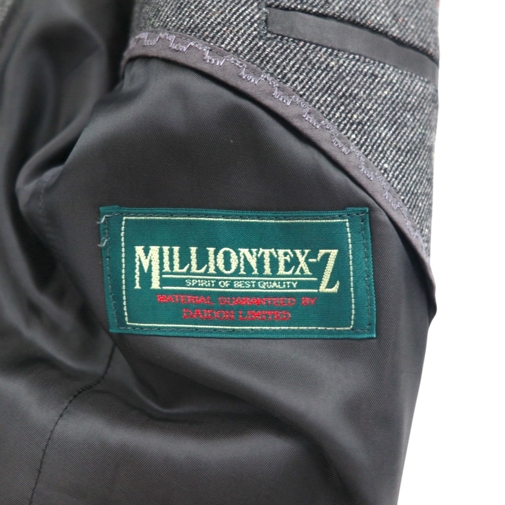 80s Japan Vintage 2-Piece Suit HOKO 80年代 日本製 セットアップ スーツ L グレー ウール