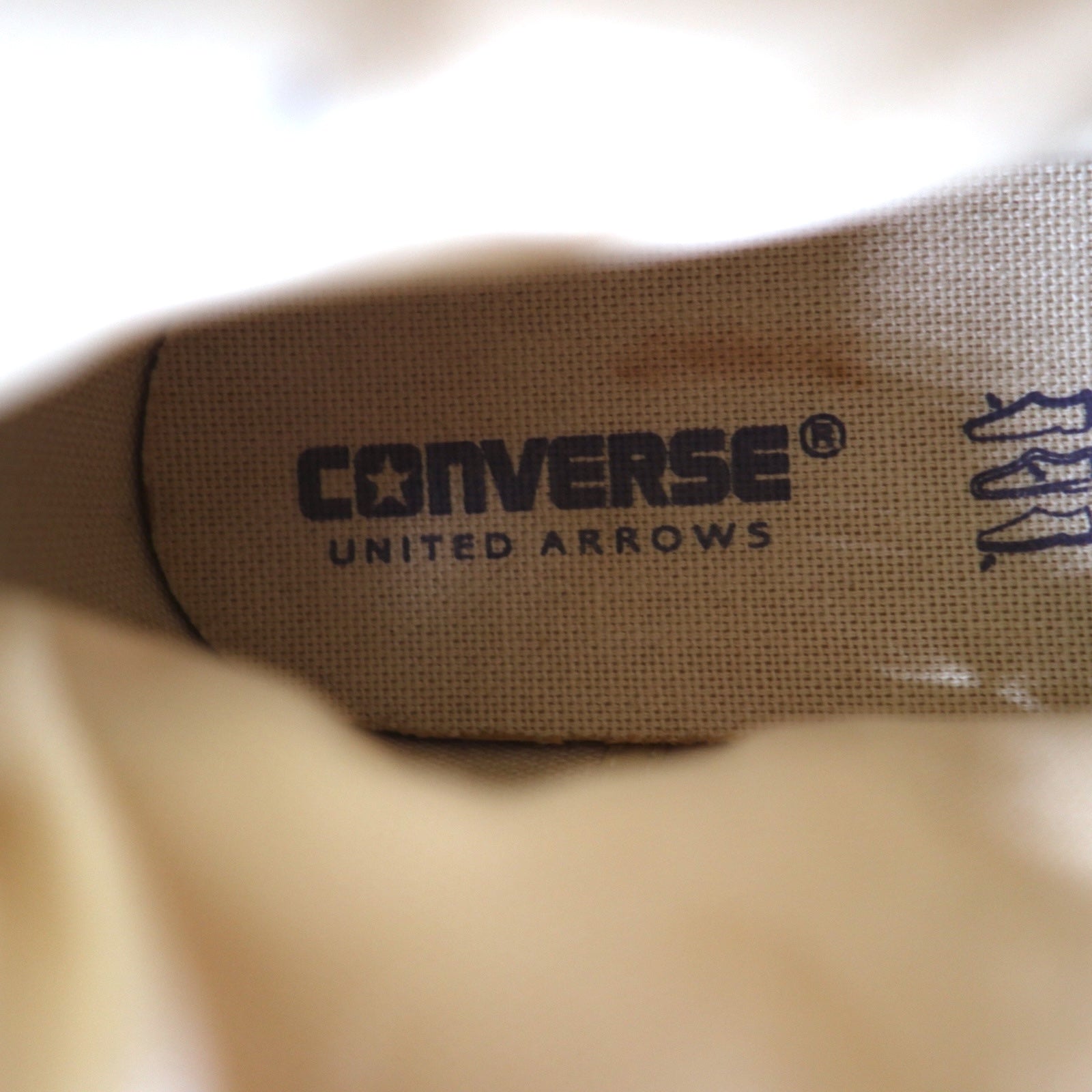 CONVERSE All Star 100 Hi scarpe da ginnastica alte da campeggio 30 cm tela CAMPSHOES H-CLUHI 1C227 UNITED ARROWS edizione speciale