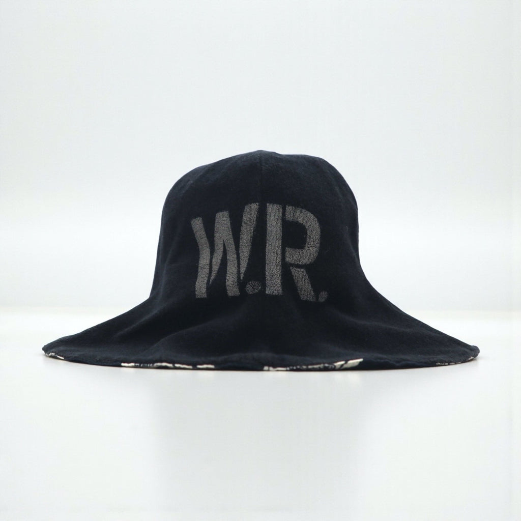 WEIRDO リバーシブル チューリップハット バケットハット ブラック INTIALS HAT WRD-17-SS-605
