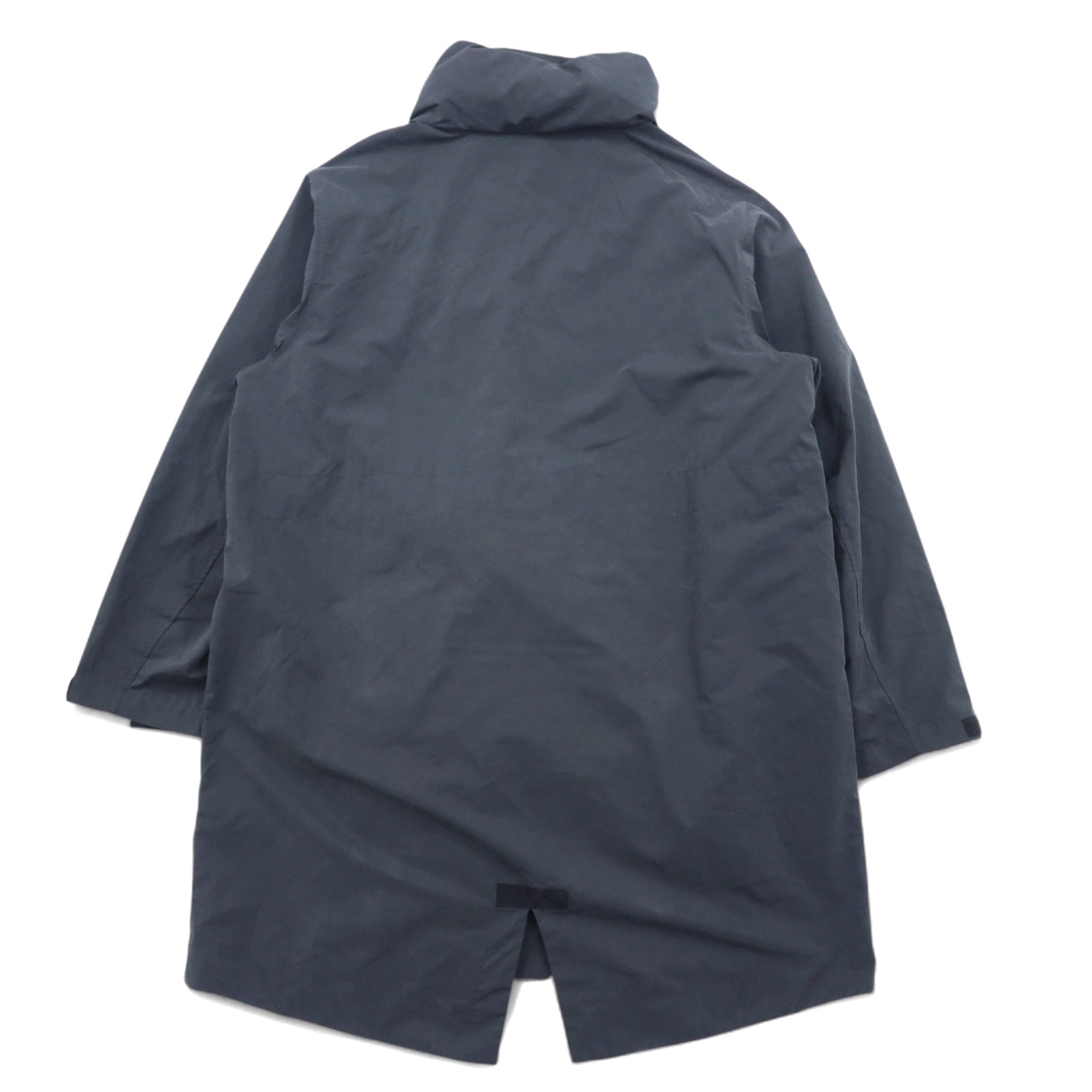 NIKE JORDAN 23ENG OTW PARKER フーデッド ロング ブラック ジャケット 3XL ブラック キルティングライナー ダブルジップ フィッシュテイル Thermore フード収納式 CK8909-045 未使用品