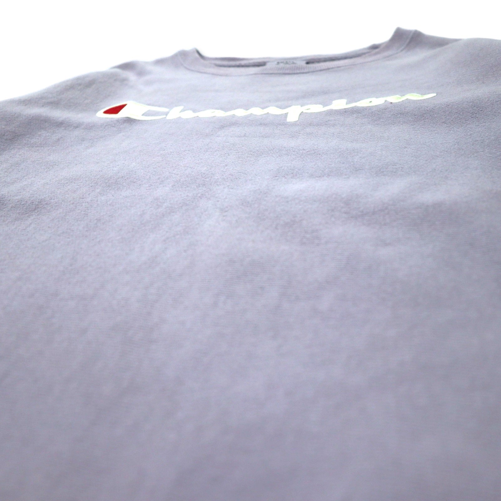 Champion Reverse Weave Felpa L Viola Cotone Felpato Interno Etichetta Singola Replica Logo Script Prodotto in Honduras