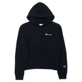 Champion Reverse Weave Pullover Hoodie M Nero Cotone Felpato Etichetta Blu Singola Replica Made in Honduras