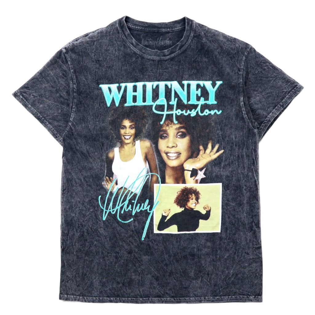 Whitney Houston Maglietta musicale M Grigio Cotone Candeggiato