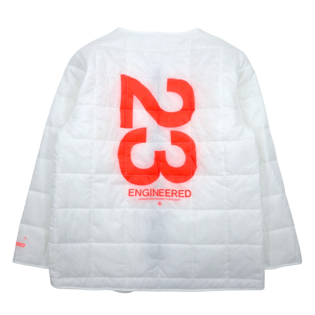 NIKE JORDAN 23ENG OTW PARKER フーデッド ロング ブラック ジャケット 3XL ブラック キルティングライナー ダブルジップ フィッシュテイル Thermore フード収納式 CK8909-045 未使用品