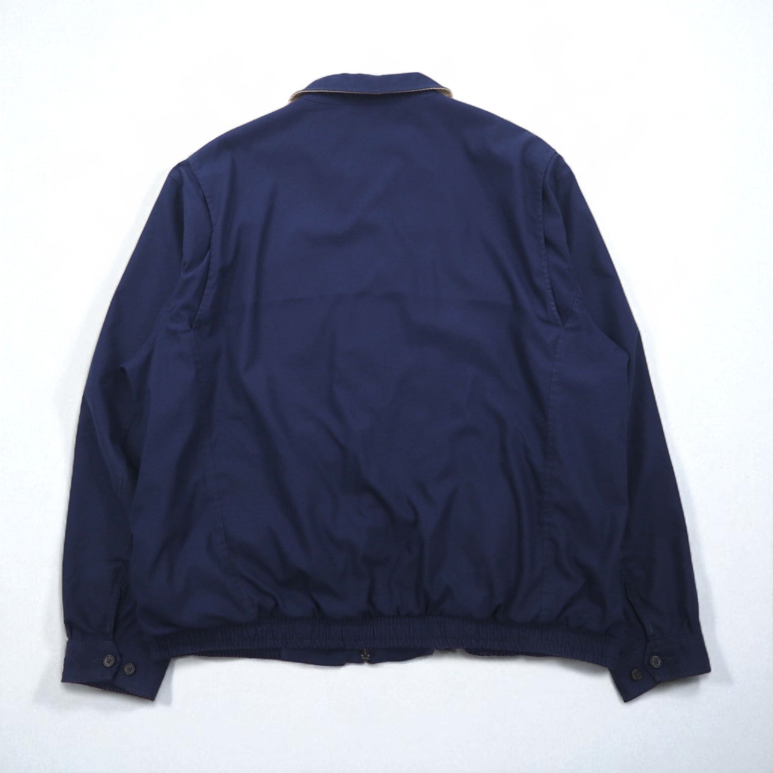 Polo Ralph Lauren スウィングトップ ハリントンジャケット 2XL ネイビー 裏地 チェック スモールポニー刺繍 チンストラップ ビッグサイズ