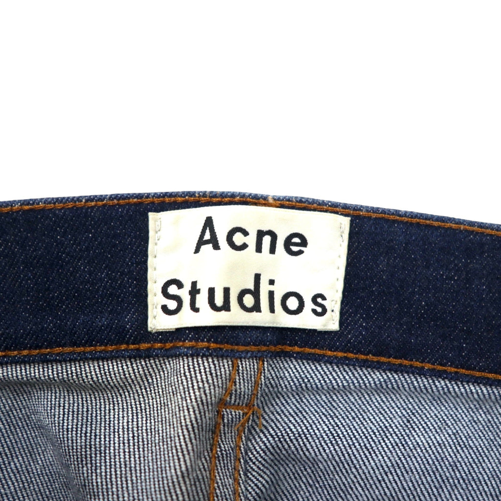 Acne Studios Made in Italy Jeans in Denim Rigido Skinny 29 Blu Cotone Stretch ACE STR RW