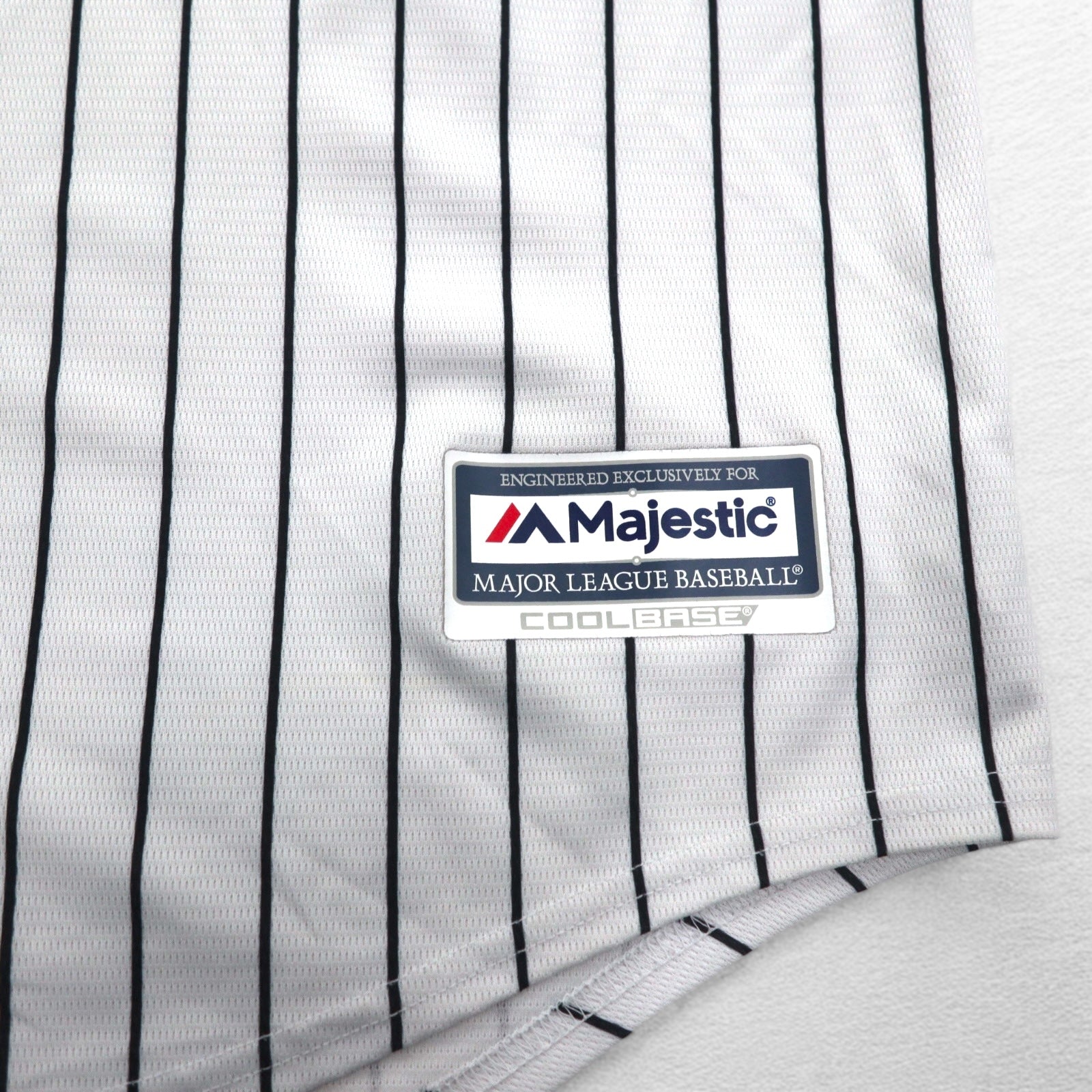 Maglia da baseball Majestic 2XL bianca a righe MLB RED SOX numerata COOL BASE