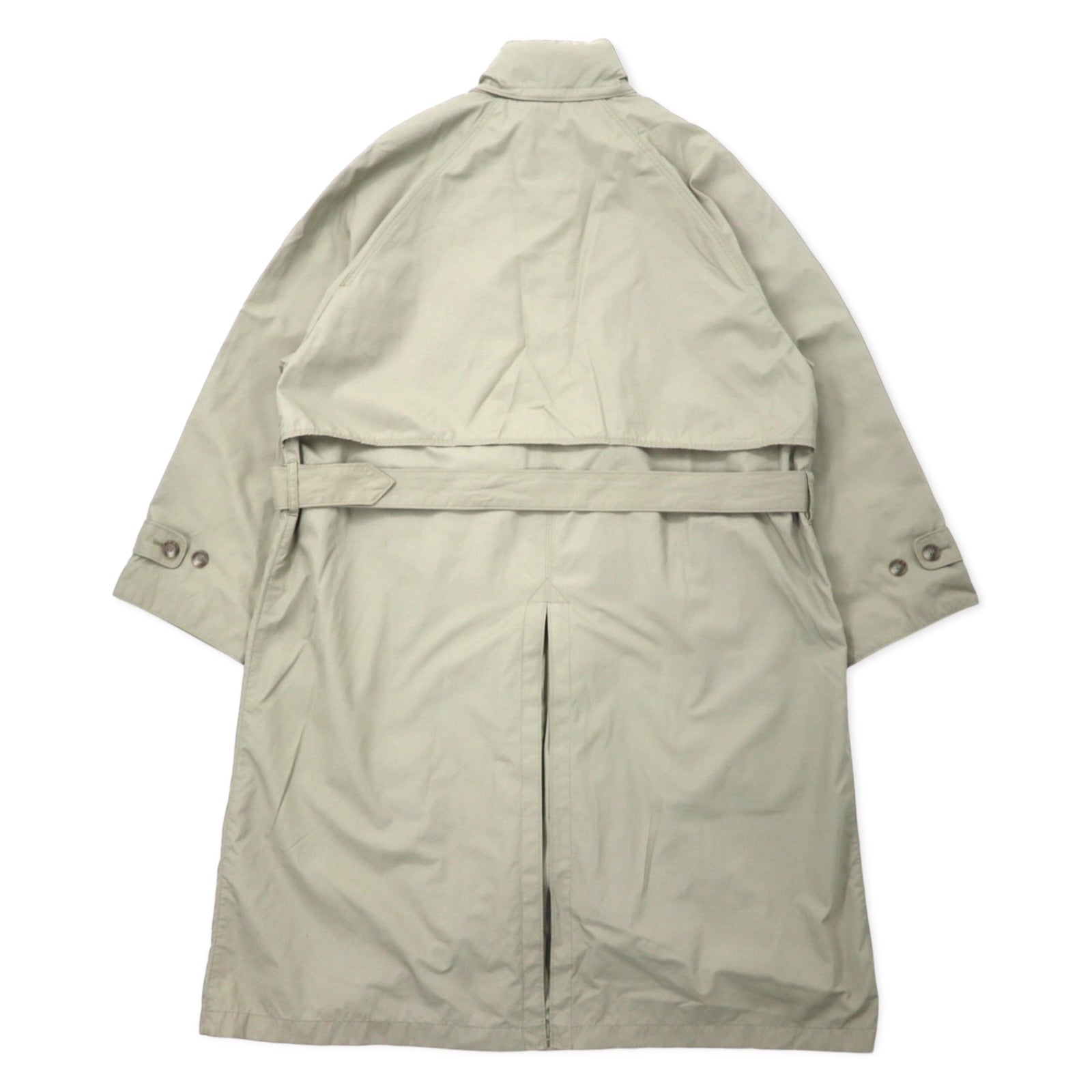 LONDON FOG Soprabito a collo alto con chiusura a scomparsa, collo a camicia, taglia 42, beige, in cotone e nylon, cappuccio ripiegabile, COMMUTER COLLECTION