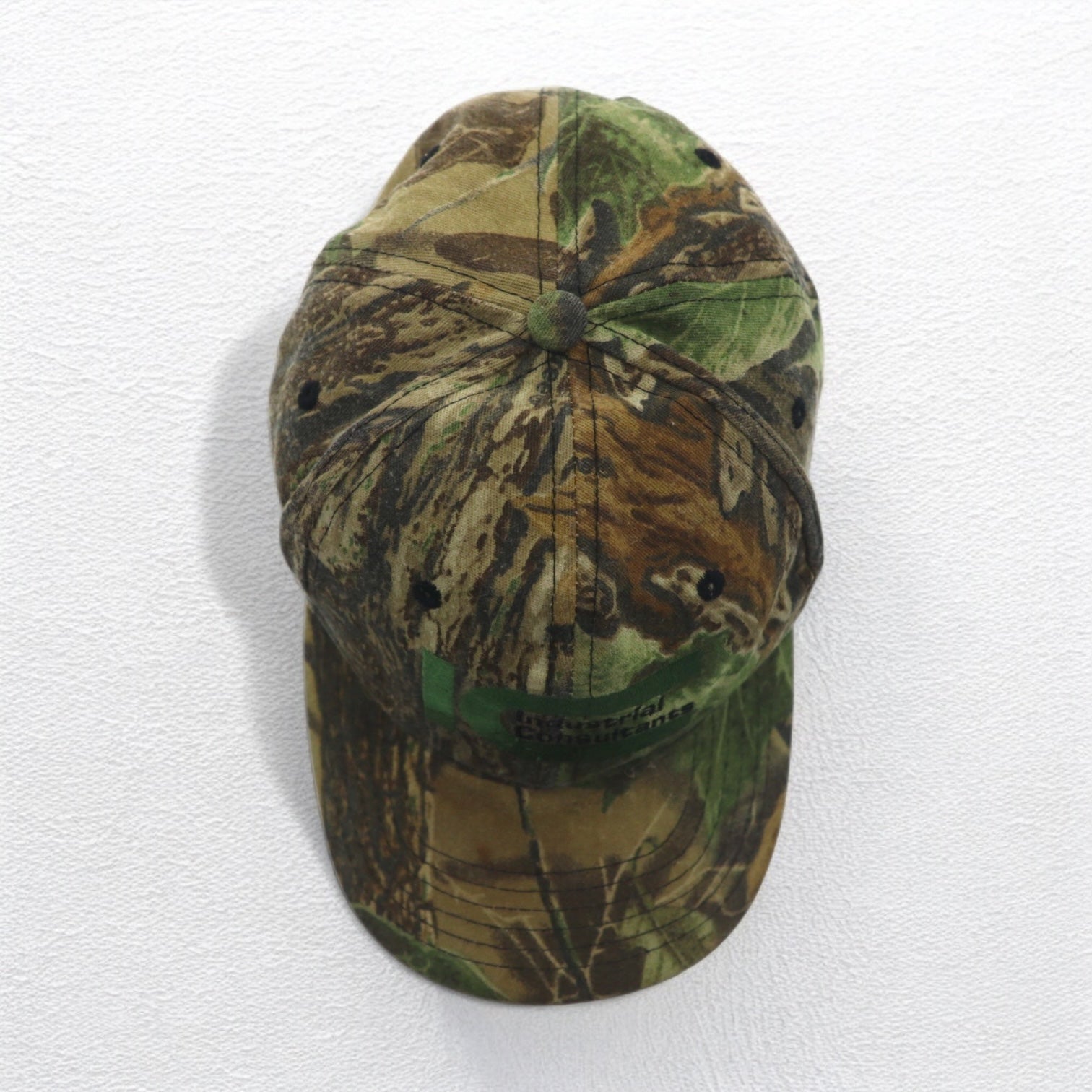 Cappellino snapback Real Tree Real Tree Camo da esterno, taglia unica, color kaki, ricamo Industrial Consultants azienda americana