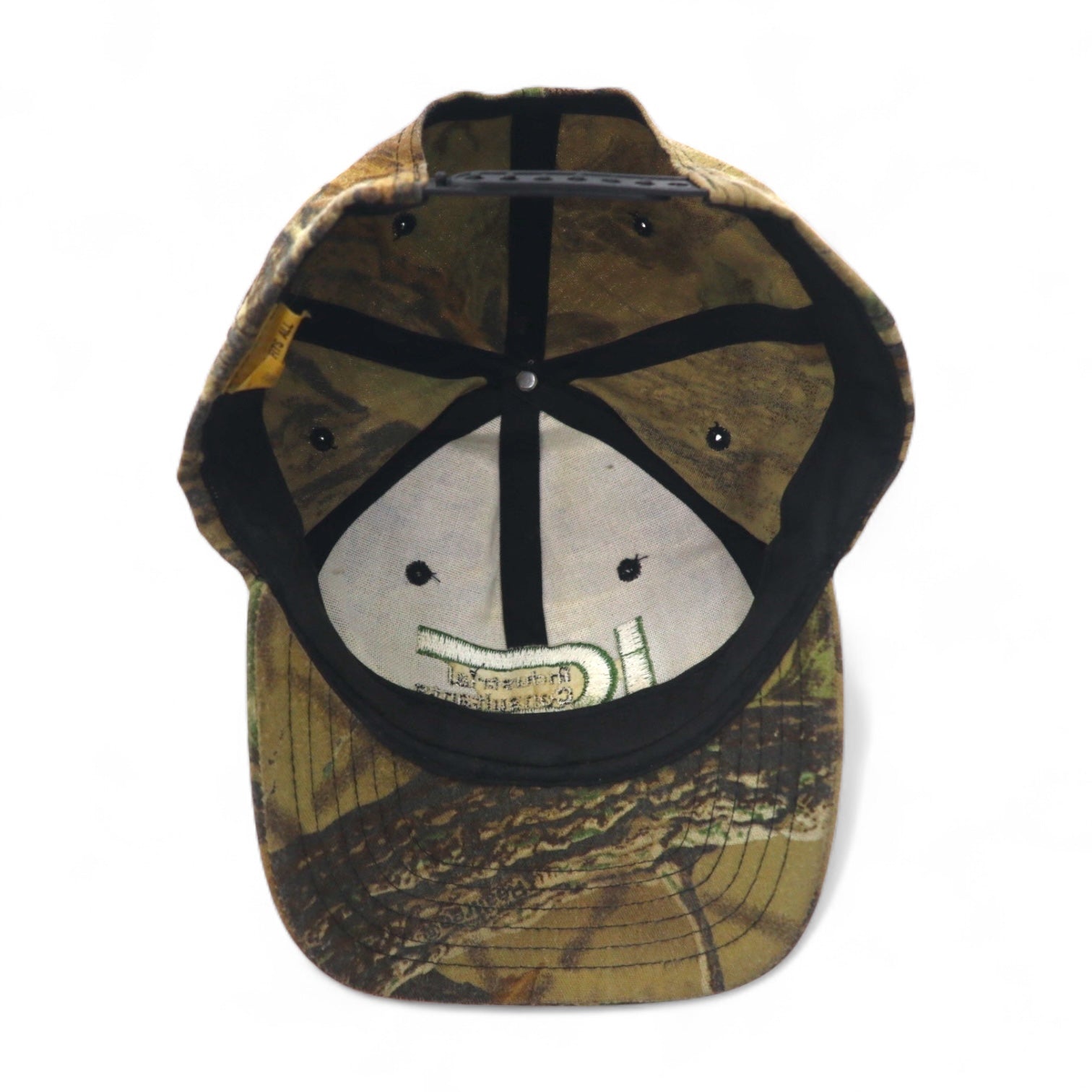 Cappellino snapback Real Tree Real Tree Camo da esterno, taglia unica, color kaki, ricamo Industrial Consultants azienda americana